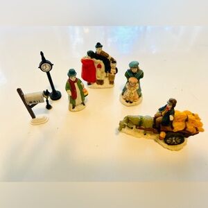 Vintage Christmas village